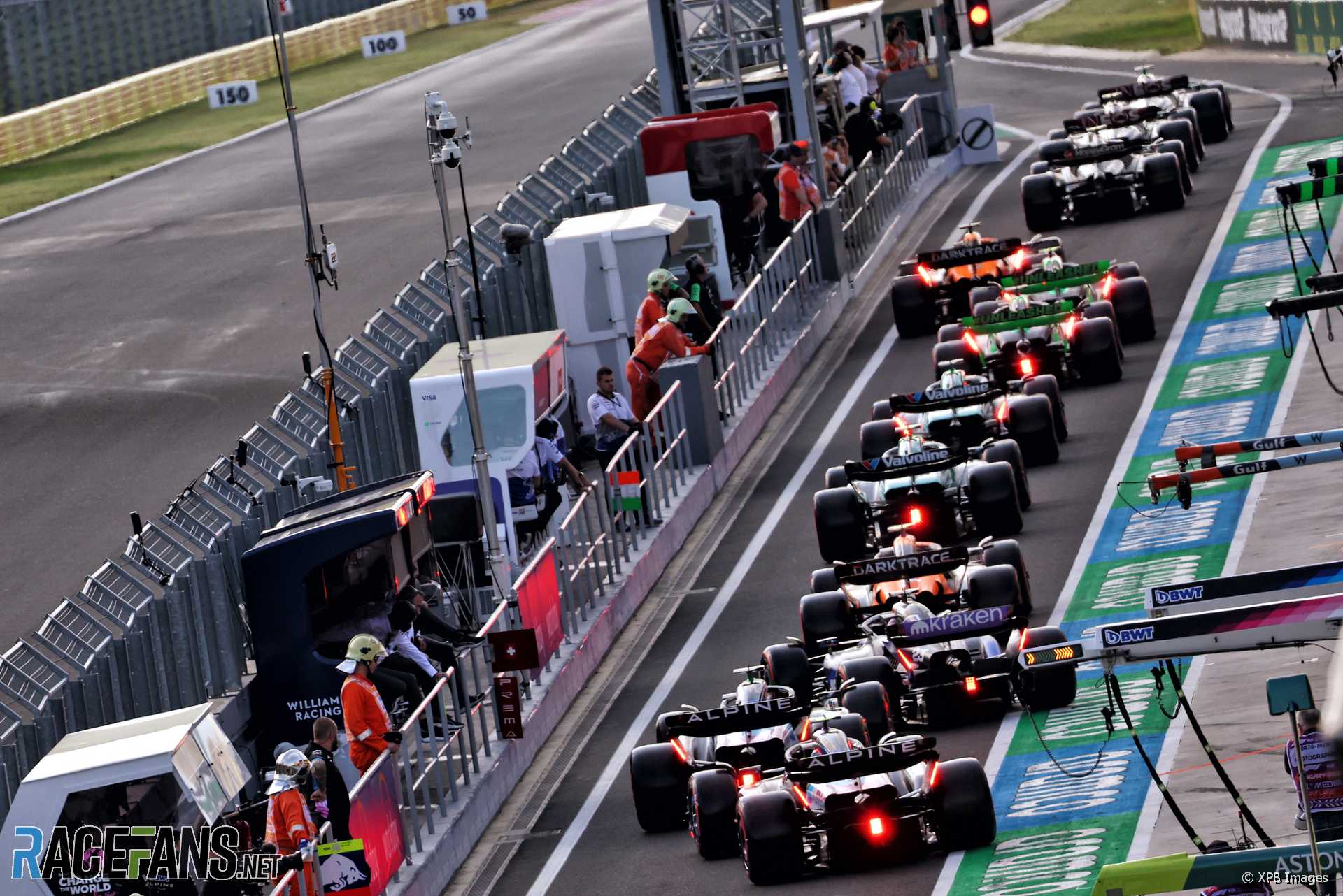 Pitlane Walk @ Hungaroring